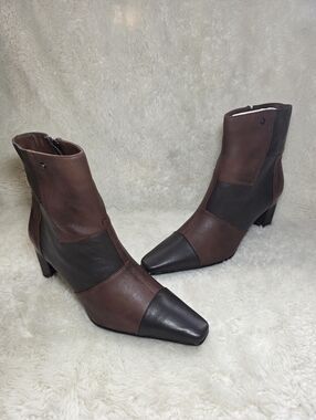 NWOT Blondo Waterproof Leather Patchwork Boots Size 10m